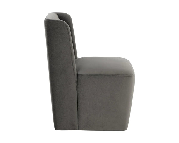 AMITA WHEELED DINING CHAIR