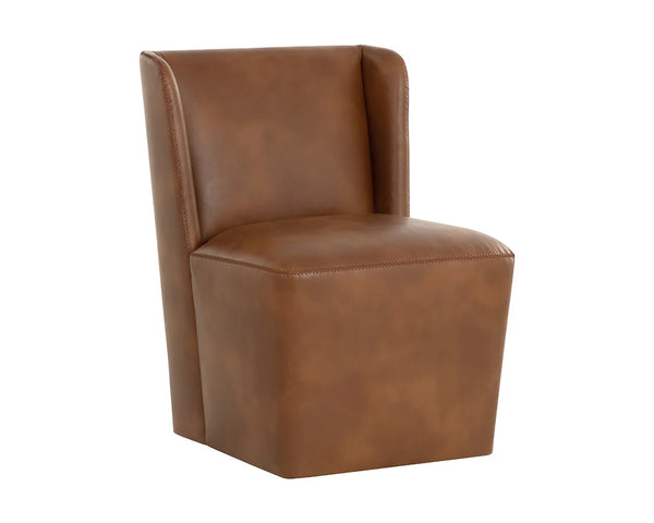 AMITA WHEELED DINING CHAIR