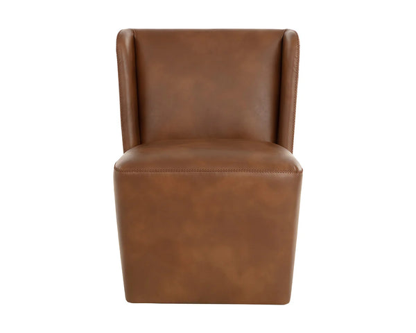 AMITA WHEELED DINING CHAIR