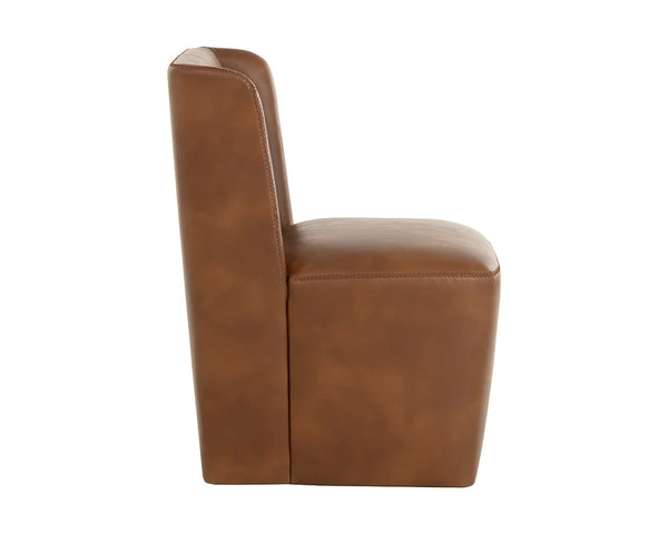 AMITA WHEELED DINING CHAIR