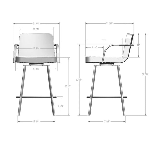 TRICIA SWIVEL STOOL