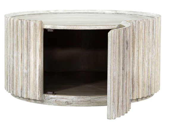 OASIS ROUND STORAGE COFFEE TABLE