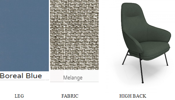 WOLFGANG METAL FRAME ACCENT CHAIR