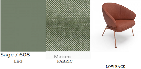 WOLFGANG METAL FRAME ACCENT CHAIR