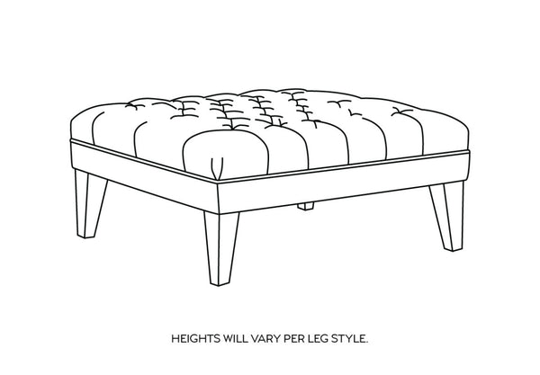 BIRMINGHAM TUFTED OTTOMAN