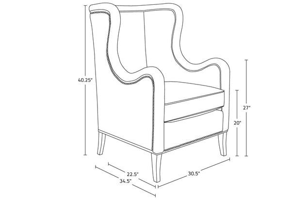 ATTICUS WING CHAIR