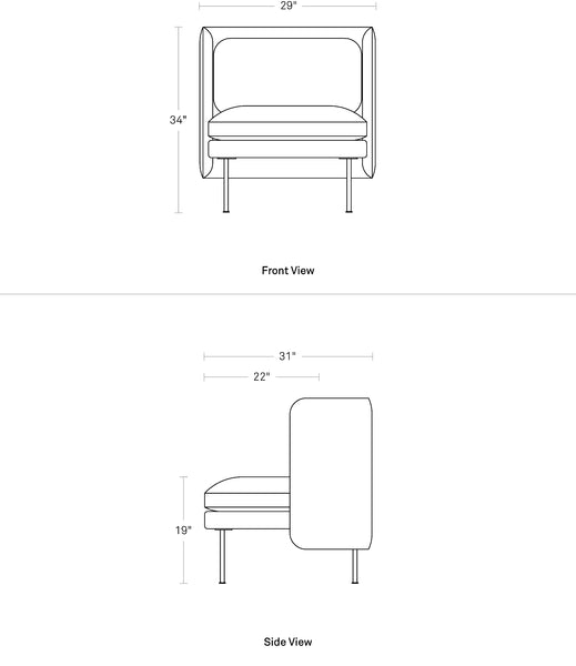 BLOKE LOUNGE CHAIR