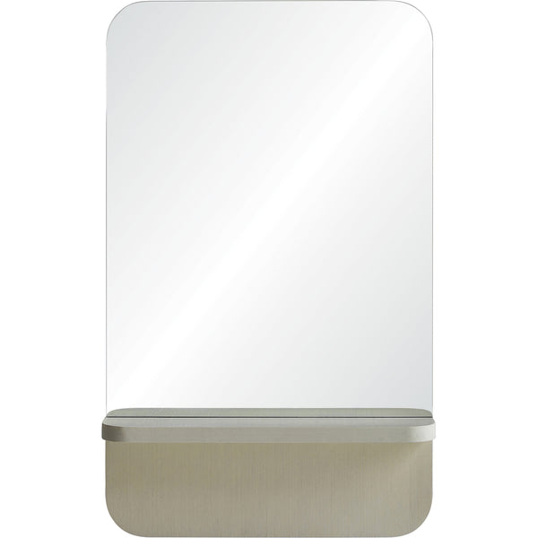 SAUNDERS MIRROR W/SHELF