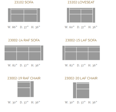 SOHO CUDDLER SECTIONAL