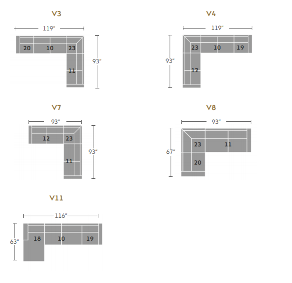 SOHO CUDDLER SECTIONAL