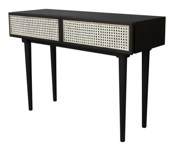 CANE CONSOLE TABLE