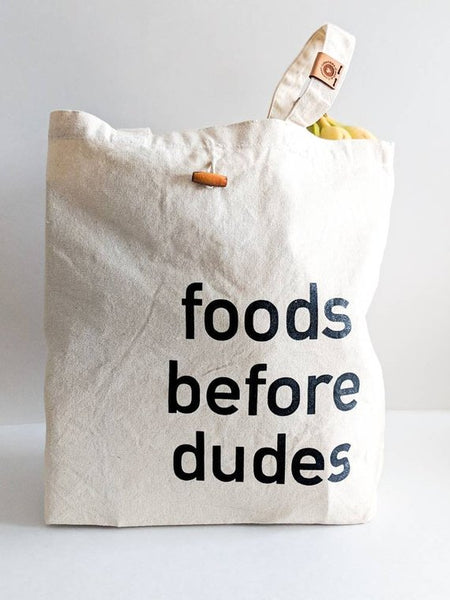 FOODS BEFORE DUDES TOTE