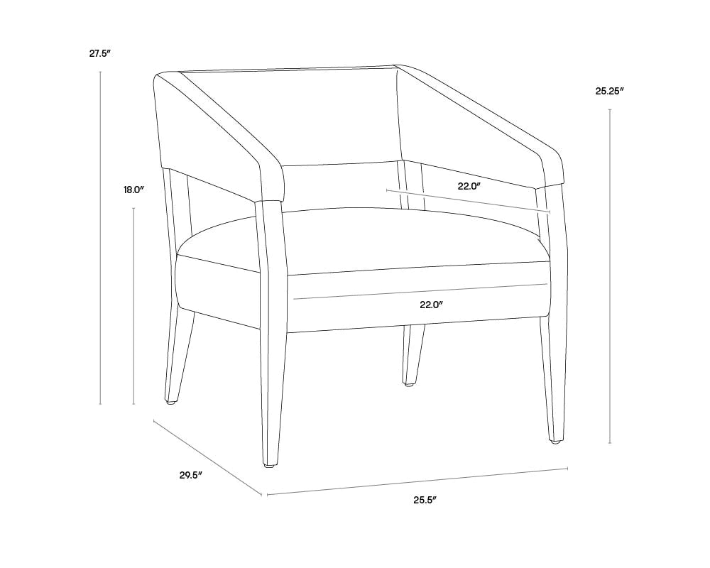 CARLYLE LOUNGE CHAIR
