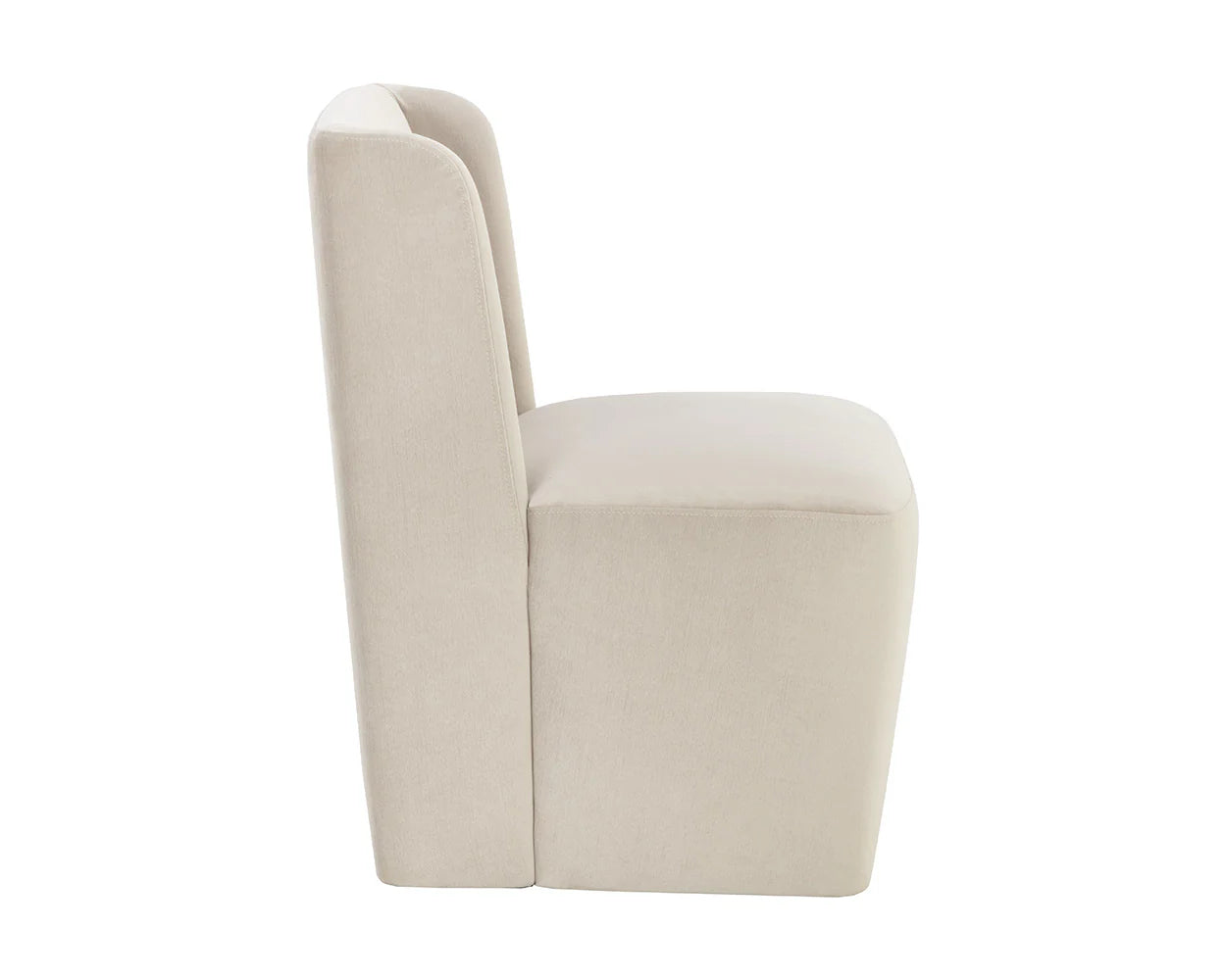 AMITA WHEELED DINING CHAIR