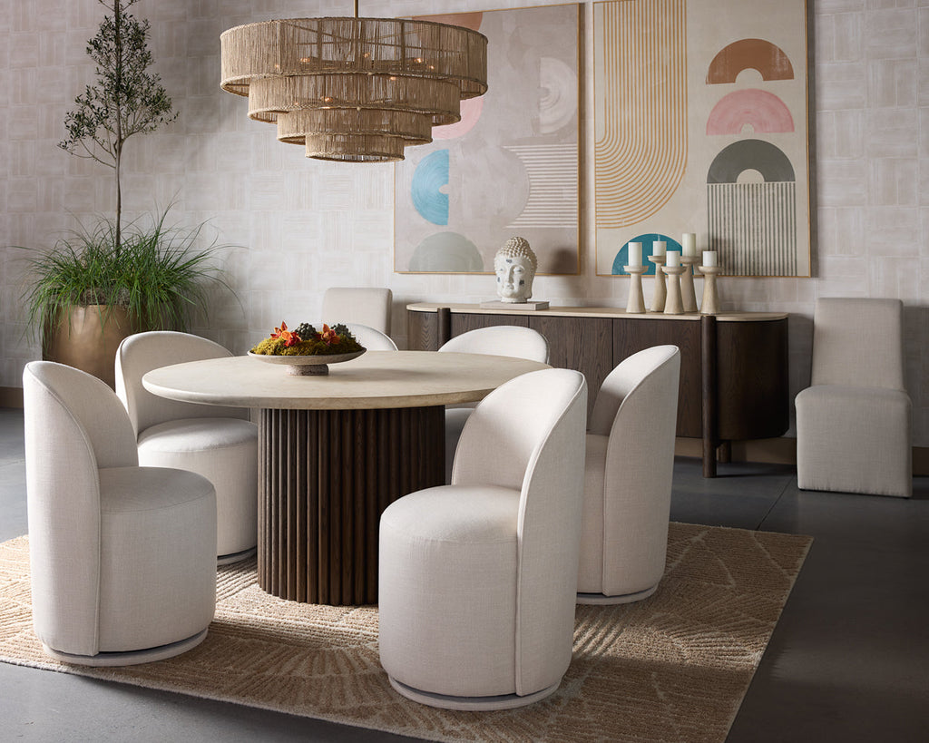 CAVOLI SWIVEL DINING CHAIR