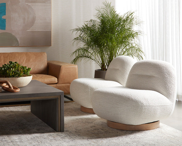 FRANZE SWIVEL LOUNGE CHAIR