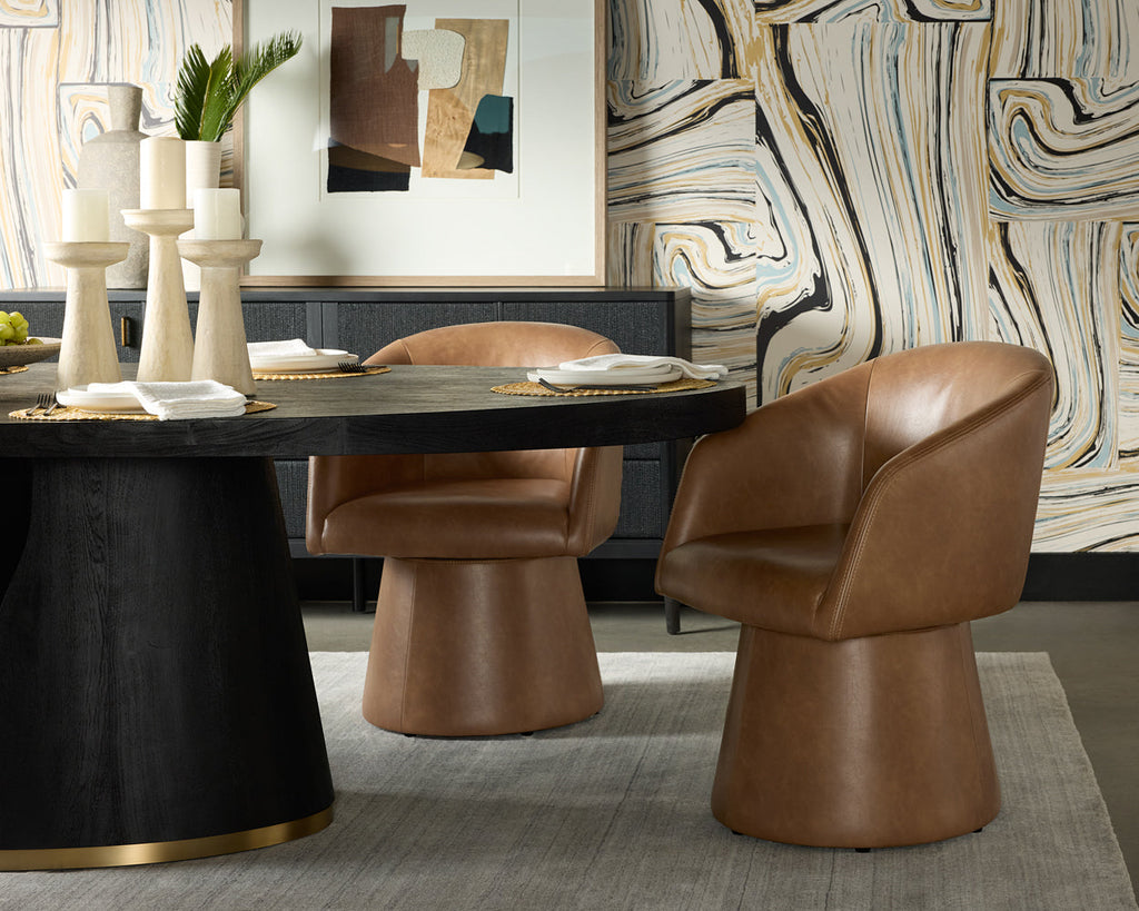 ETTA SWIVEL DINING CHAIR