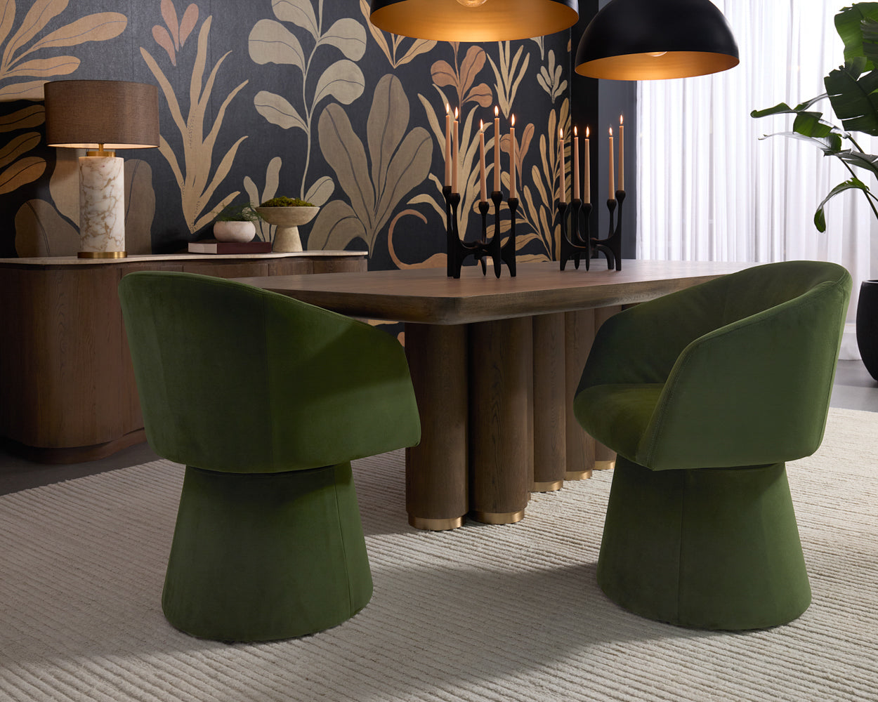 ETTA SWIVEL DINING CHAIR