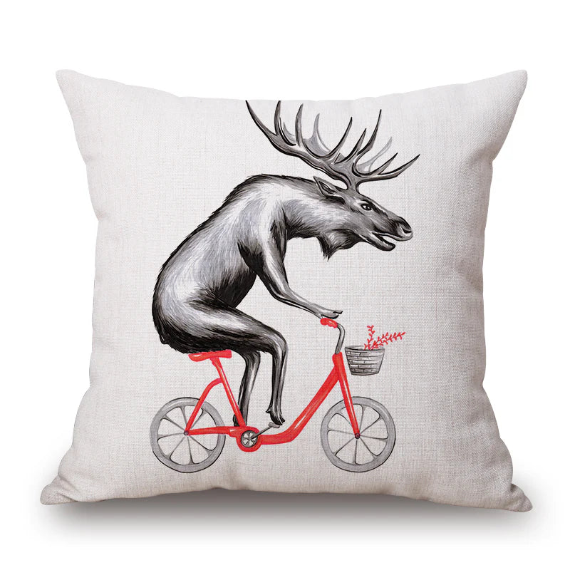 MOOSE ON A BIKE