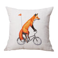 FOX ON A BIKE