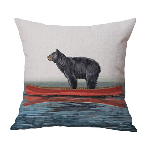 ANIMALS IN BOATS ON WATER