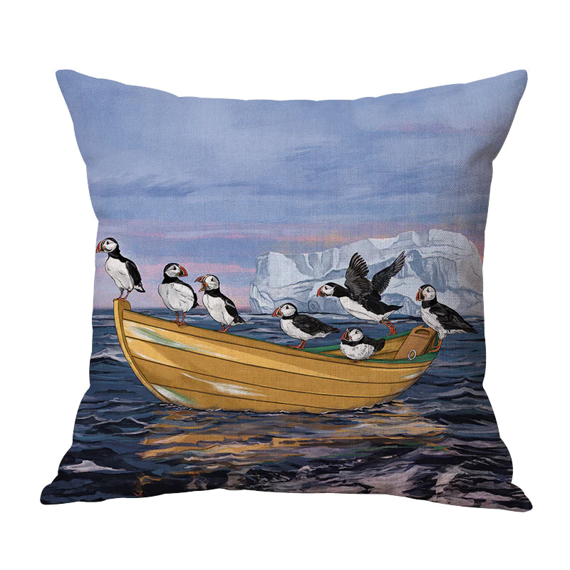 ANIMALS IN BOATS ON WATER