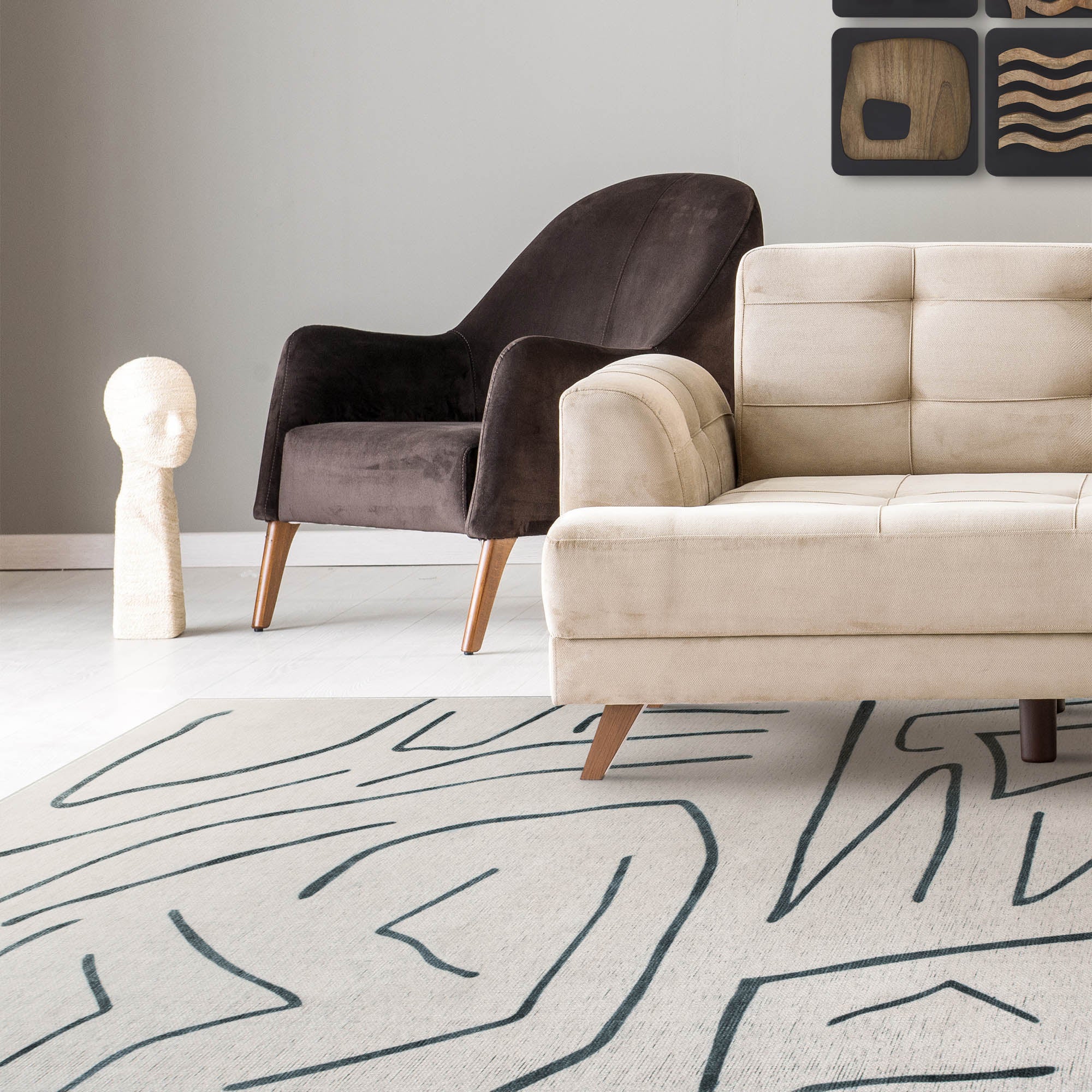 FALLON WIGGLE LINE RUG