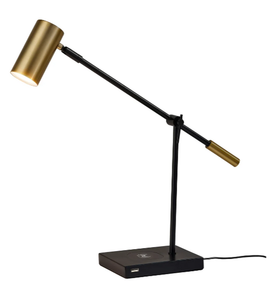 COLLETTE LED CHARING TABLE LAMP