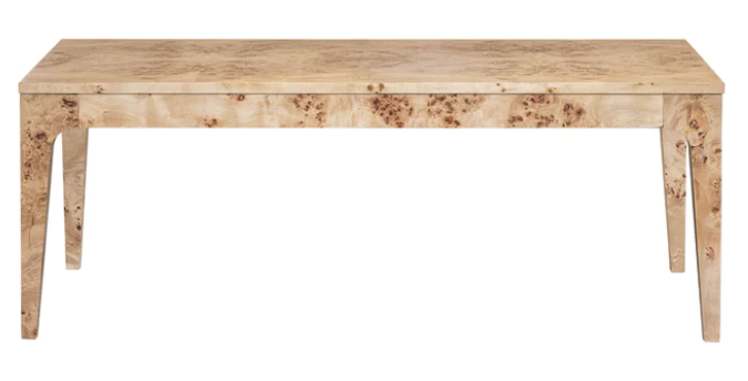 MAPPA LIGHT BURL COFFEE TABLE