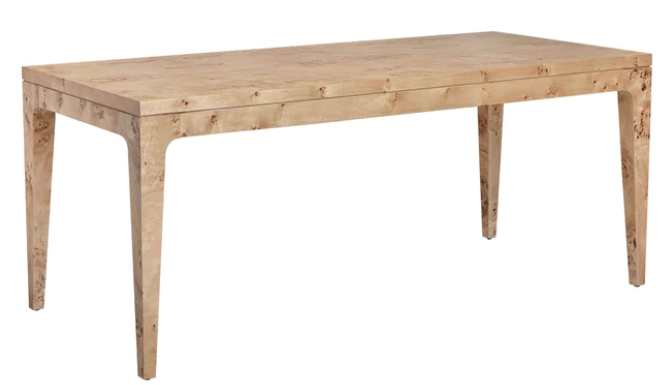 MAPPA LIGHT BURL COFFEE TABLE