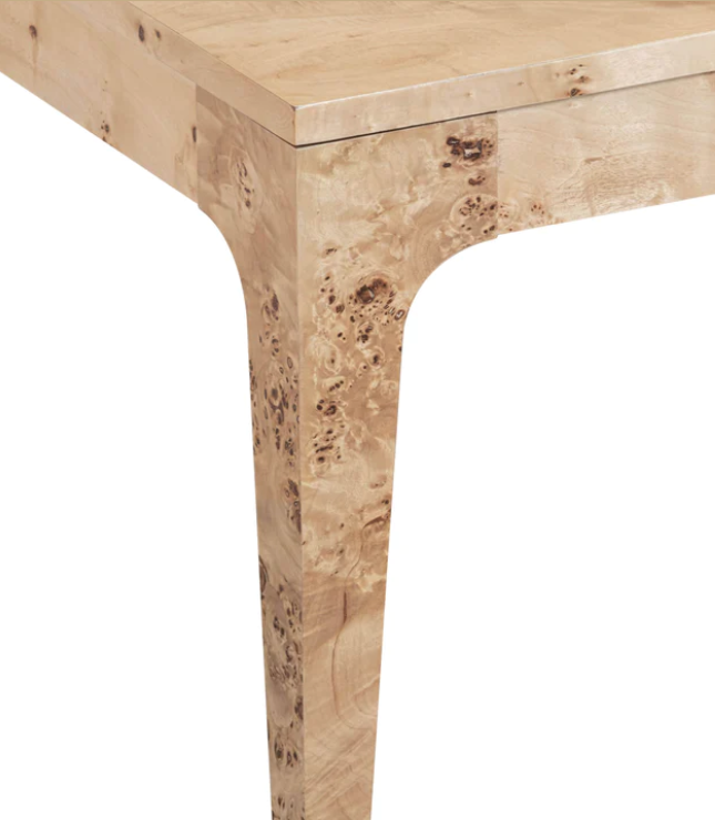 MAPPA LIGHT BURL COFFEE TABLE