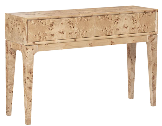 MAPPA LIGHT BURL CONSOLE