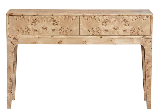 MAPPA LIGHT BURL CONSOLE