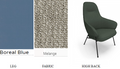WOLFGANG METAL FRAME ACCENT CHAIR
