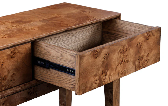 MAPPA DARK BURL CONSOLE TABLE