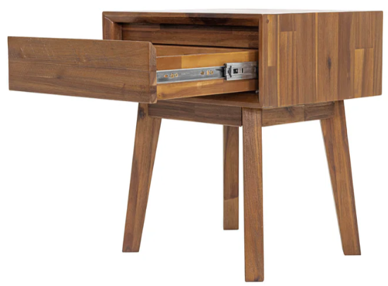 GIA WARM PEACAN NIGHTSTAND