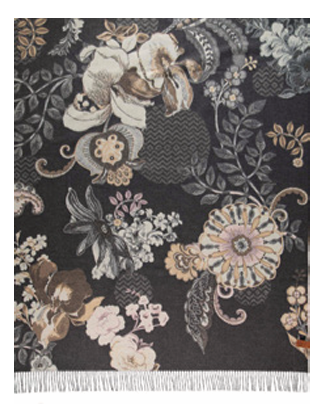FLORAL GRS THROW- 670001