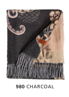 FLORAL GRS THROW- 670001