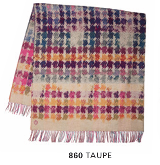 DISTRESSED HOUNDSTOOTH THROW - 789902