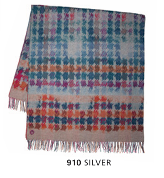 DISTRESSED HOUNDSTOOTH THROW - 789902
