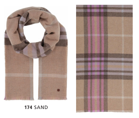 PLAID CASHMERE WRAP -680028