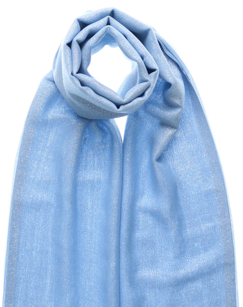 SOLID METALLIC WOVEN EVENING WRAP -740935