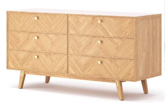 COLTON 6 DRAWER DRESSER