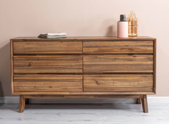 GIA WARM PECAN DRESSER
