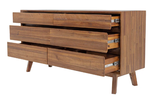 GIA WARM PECAN DRESSER