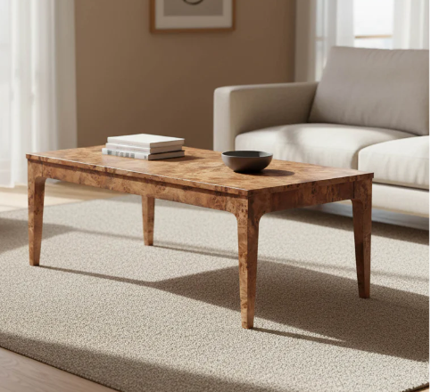 MAPPA DARK BURL COFFEE TABLE