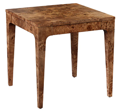 MAPPA DARK BURL SIDE TABLE