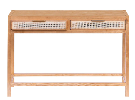 RATTAN CONSOLE TABLE