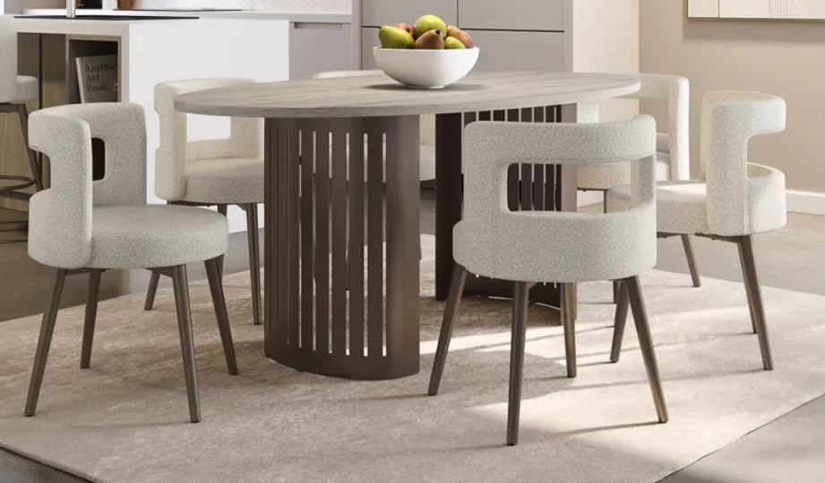 CURTIS SWIVEL DINING CHAIR