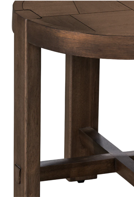 ABSTRACT SIDE TABLE